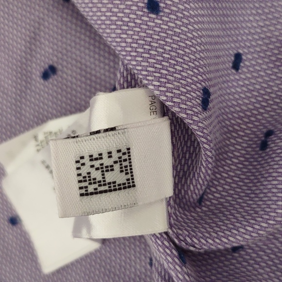Ted Baker Endurance Size 16.5 Purple Long Sleeve Button Up Shirt - Picture 14 of 14